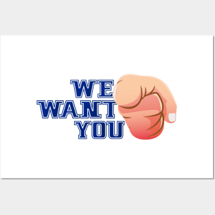 We Want You Posters and Art